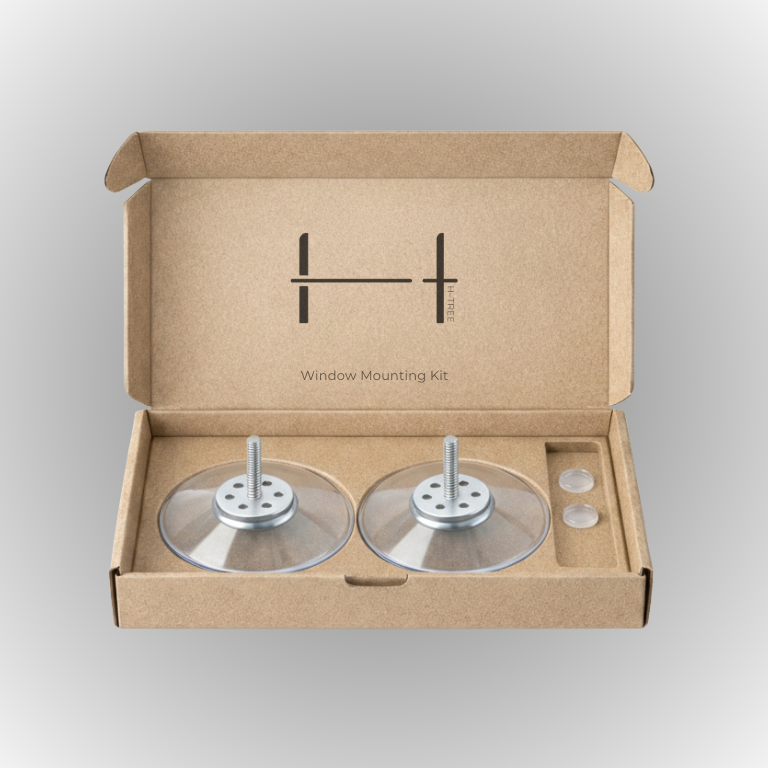 H-Tree Fenster-Montage-Kit – Kratzbaum am Fenster Saugnäpfe